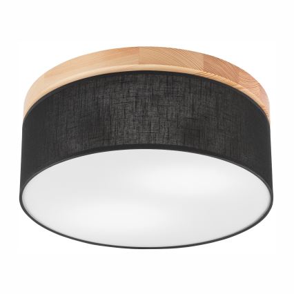 Brilagi - LED Laevalgusti BELLADONNA 2xE27/15W/230V d. 40 cm must/mänd