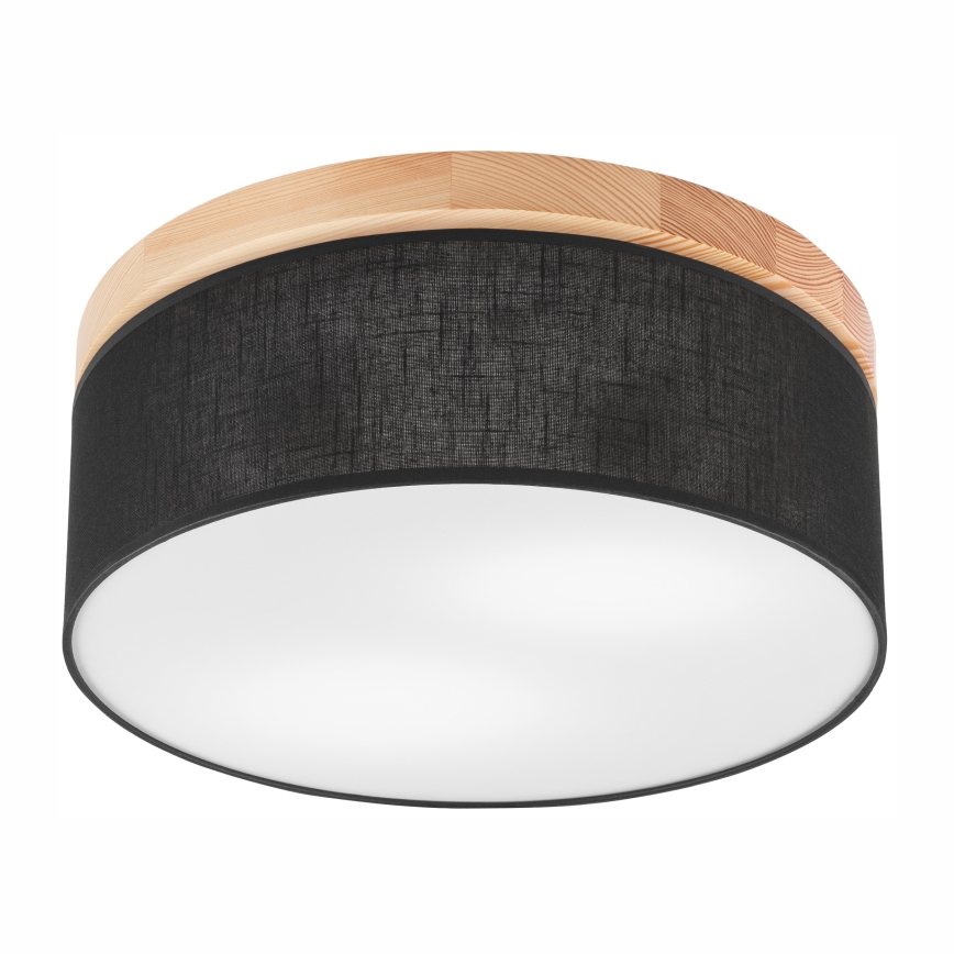 Brilagi - LED Laevalgusti BELLADONNA 2xE27/15W/230V d. 40 cm must/mänd