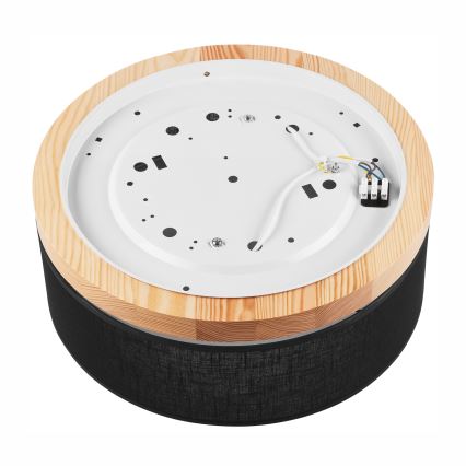 Brilagi - LED Laevalgusti BELLADONNA 2xE27/15W/230V d. 40 cm must/mänd