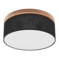 Brilagi - LED Laevalgusti BELLADONNA 2xE27/15W/230V d. 40 cm must/tamm