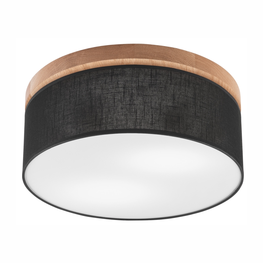 Brilagi - LED Laevalgusti BELLADONNA 2xE27/15W/230V d. 40 cm must/tamm