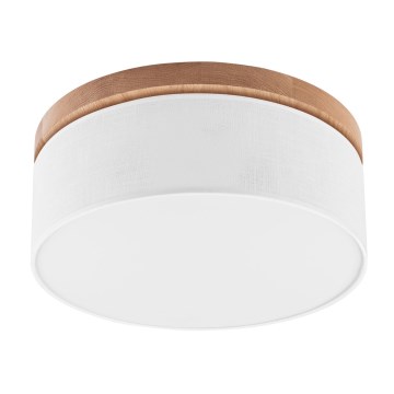 Brilagi - LED Laevalgusti BELLADONNA 2xE27/15W/230V d. 40 cm valge/tamm