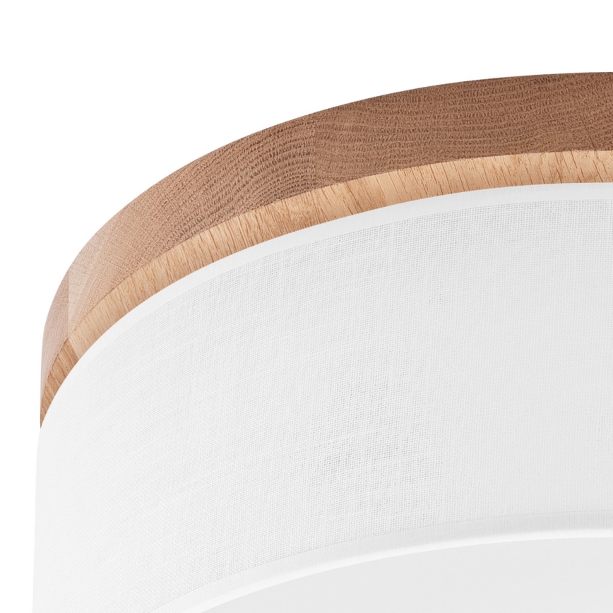 Brilagi - LED Laevalgusti BELLADONNA 2xE27/15W/230V d. 40 cm valge/tamm