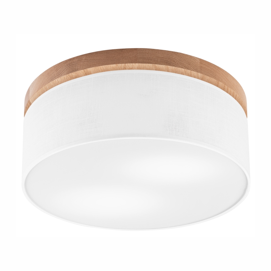 Brilagi - LED Laevalgusti BELLADONNA 2xE27/15W/230V d. 40 cm valge/tamm
