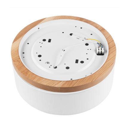 Brilagi - LED Laevalgusti BELLADONNA 2xE27/15W/230V d. 40 cm valge/tamm
