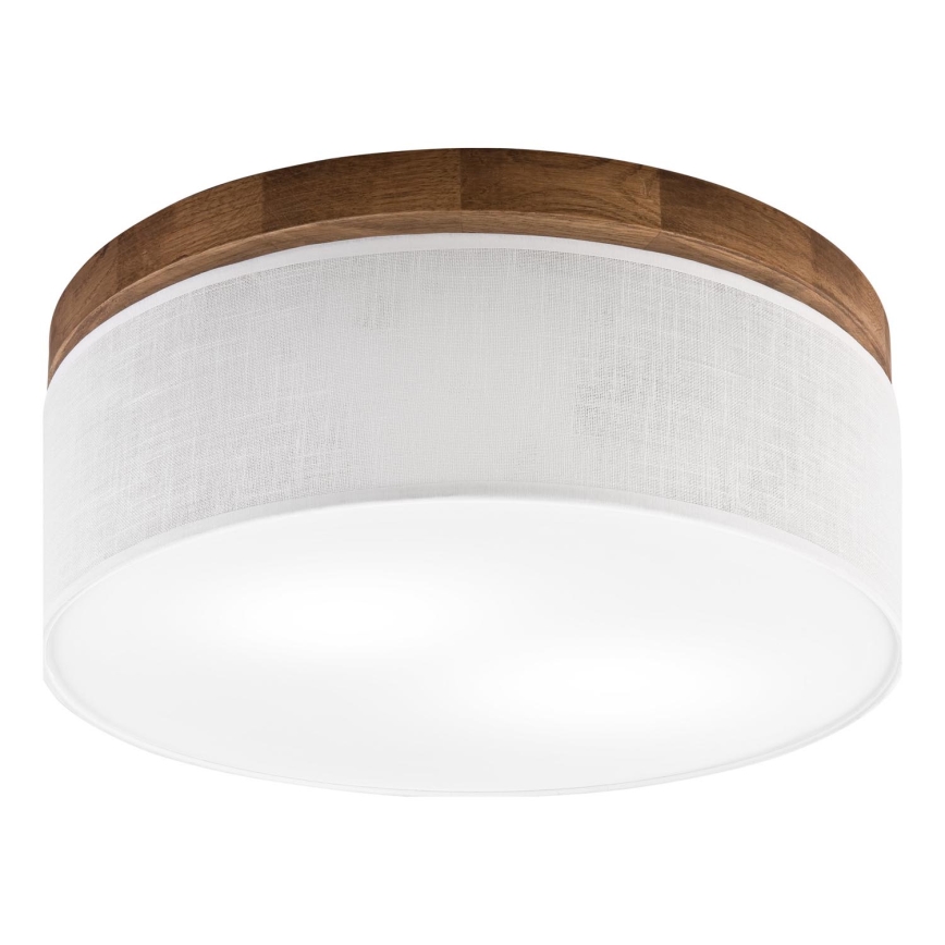 Brilagi - LED Laevalgusti BELLADONNA 2xE27/15W/230V d. 40 cm valge/tamm kirss