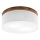 Brilagi - LED Laevalgusti BELLADONNA 2xE27/15W/230V d. 40 cm valge/tamm kirss