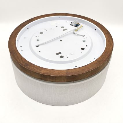 Brilagi - LED Laevalgusti BELLADONNA 2xE27/15W/230V d. 40 cm valge/tamm kirss