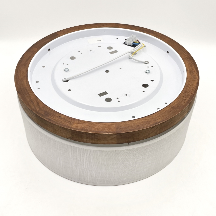 Brilagi - LED Laevalgusti BELLADONNA 2xE27/15W/230V d. 40 cm valge/tamm kirss