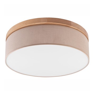 Brilagi - LED Laevalgusti BELLADONNA 3xE27/15W/230V d. 50 cm beež/tamm
