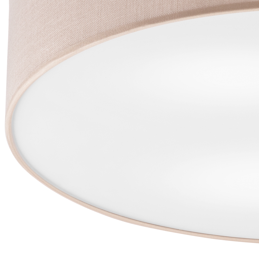 Brilagi - LED Laevalgusti BELLADONNA 3xE27/15W/230V d. 50 cm beež/tamm