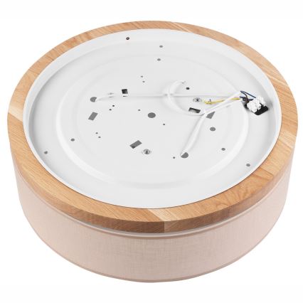 Brilagi - LED Laevalgusti BELLADONNA 3xE27/15W/230V d. 50 cm beež/tamm