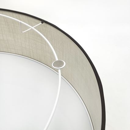 Brilagi - LED Laevalgusti BELLADONNA 3xE27/15W/230V d. 50 cm kreemikas/tamm