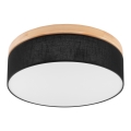 Brilagi - LED Laevalgusti BELLADONNA 3xE27/15W/230V d. 50 cm must/mänd