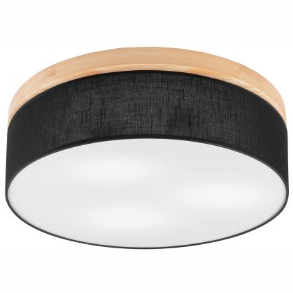 Brilagi - LED Laevalgusti BELLADONNA 3xE27/15W/230V d. 50 cm must/mänd