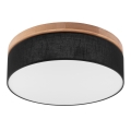 Brilagi - LED Laevalgusti BELLADONNA 3xE27/15W/230V d. 50 cm must/tamm