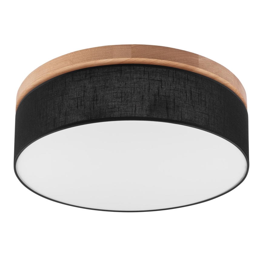 Brilagi - LED Laevalgusti BELLADONNA 3xE27/15W/230V d. 50 cm must/tamm