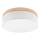 Brilagi - LED Laevalgusti BELLADONNA 3xE27/15W/230V d. 50 cm valge/mänd
