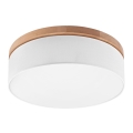 Brilagi - LED Laevalgusti BELLADONNA 3xE27/15W/230V d. 50 cm valge/tamm