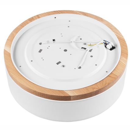 Brilagi - LED Laevalgusti BELLADONNA 3xE27/15W/230V d. 50 cm valge/tamm
