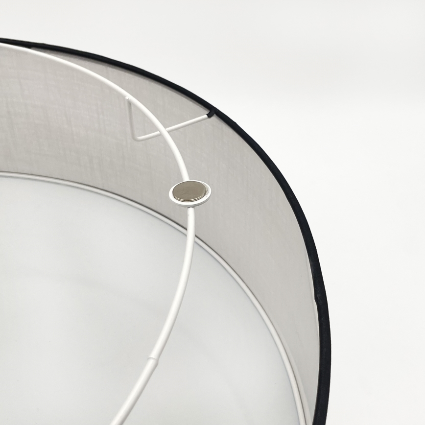 Brilagi - LED Laevalgusti BELLADONNA 3xE27/15W/230V d. 50 cm valge/tamm