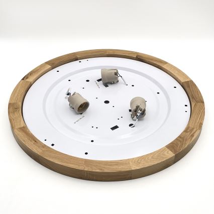 Brilagi - LED Laevalgusti BELLADONNA 3xE27/15W/230V d. 50 cm valge/tamm