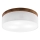 Brilagi - LED Laevalgusti BELLADONNA 3xE27/15W/230V d. 50 cm valge/tamm kirss