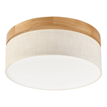 Brilagi - LED laevalgusti BELLADONNA LED/20W/230V Ø 30 cm kreemjas/tamm