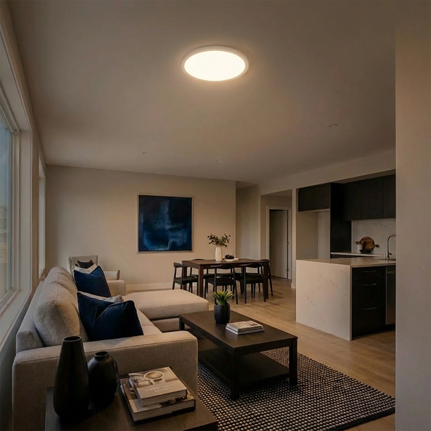 Brilagi - LED laevalgusti CARLOS LED/24W/230V, läbimõõt 40 cm, valge