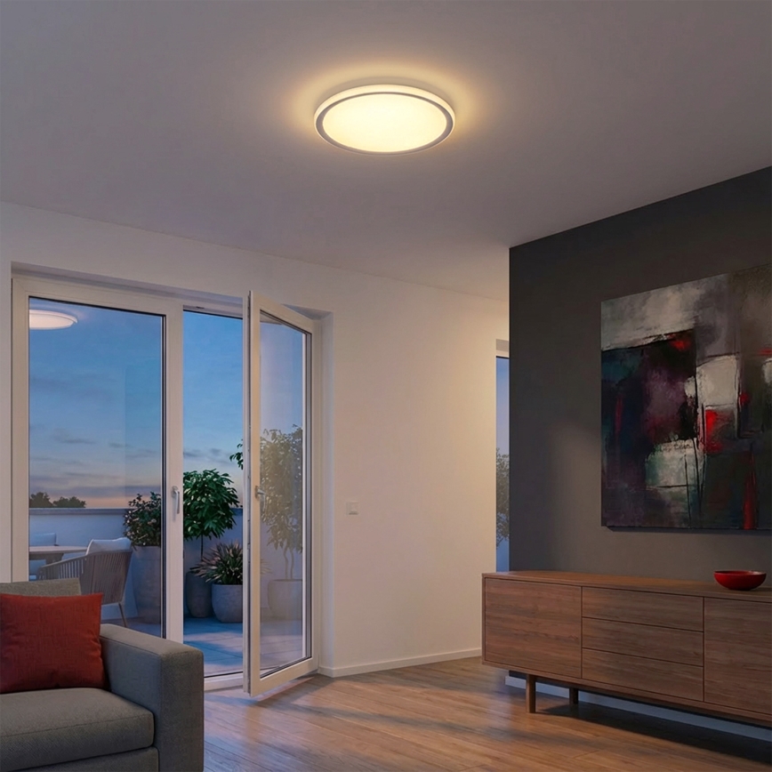 Brilagi - LED laevalgusti CARLOS LED/24W/230V, läbimõõt 40 cm, valge