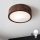 Brilagi - LED laevalgusti CARVALHO 1xE27/15W/230V tamm-pähkel läbimõõt 27 cm