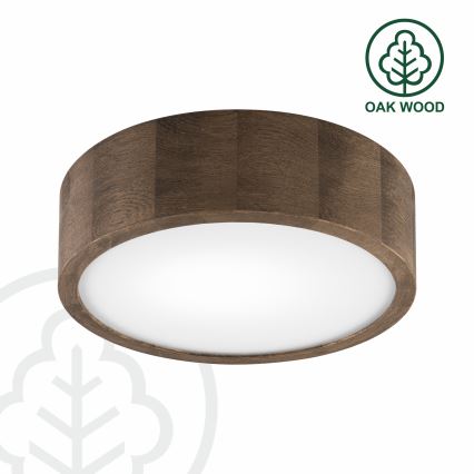 Brilagi - LED laevalgusti CARVALHO 1xE27/15W/230V tamm-pähkel läbimõõt 27 cm