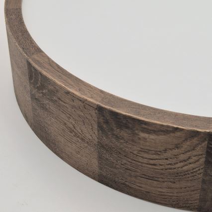 Brilagi - LED laevalgusti CARVALHO 1xE27/15W/230V tamm-pähkel läbimõõt 27 cm