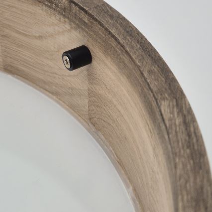 Brilagi - LED laevalgusti CARVALHO 1xE27/15W/230V tamm-pähkel läbimõõt 27 cm