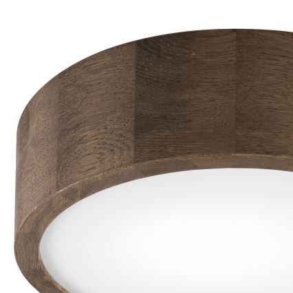 Brilagi - LED laevalgusti CARVALHO 1xE27/15W/230V tamm-pähkel läbimõõt 27 cm
