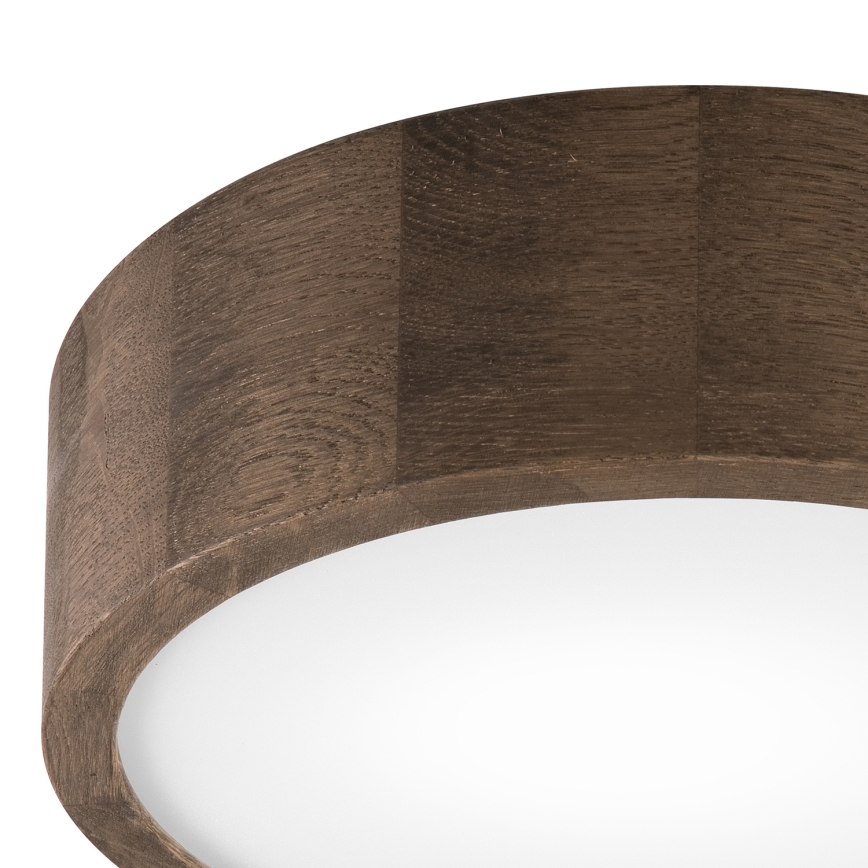 Brilagi - LED laevalgusti CARVALHO 1xE27/15W/230V tamm-pähkel läbimõõt 27 cm