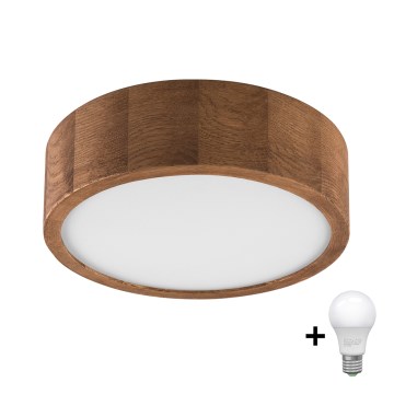 Brilagi - LED Laevalgusti CARVALHO 1xE27/60W/230V tamm kirss d. 27 cm