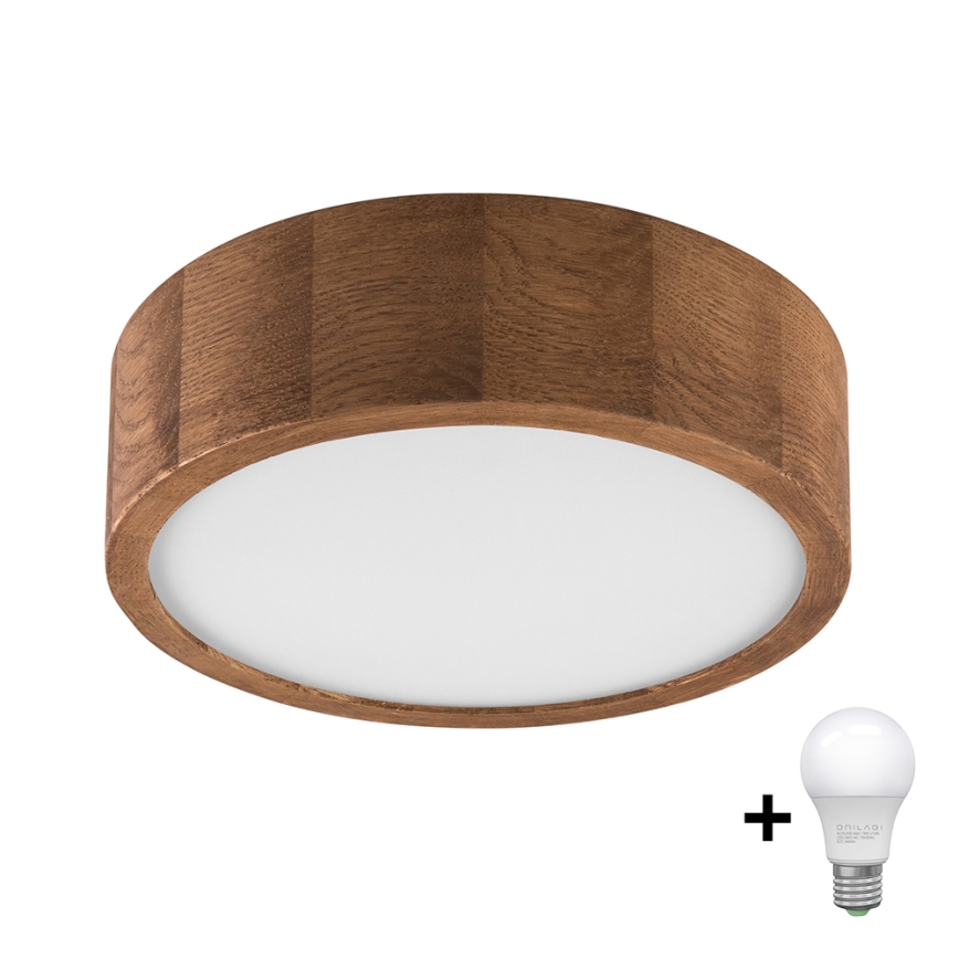 Brilagi - LED Laevalgusti CARVALHO 1xE27/60W/230V tamm kirss d. 27 cm