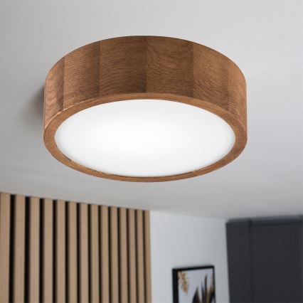 Brilagi - LED Laevalgusti CARVALHO 1xE27/60W/230V tamm kirss d. 27 cm
