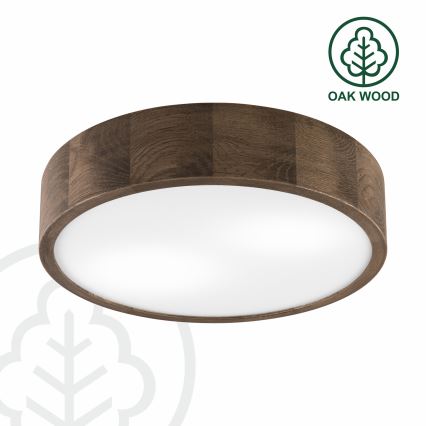 Brilagi - LED laevalgusti CARVALHO 2xE27/15W/230V tamm/pähkel, läbimõõt 37 cm