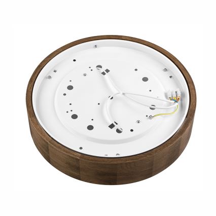 Brilagi - LED laevalgusti CARVALHO 2xE27/15W/230V tamm/pähkel, läbimõõt 37 cm