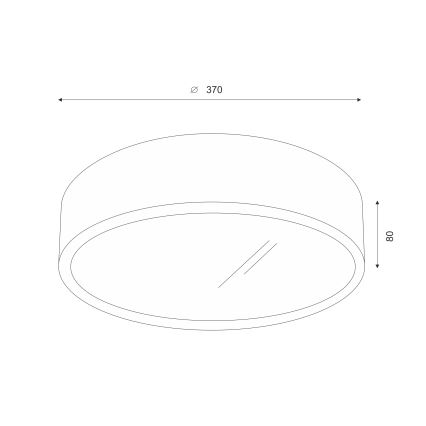 Brilagi - LED Laevalgusti CARVALHO 2xE27/60W/230V tamm d. 37 cm