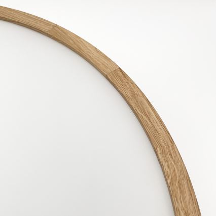 Brilagi - LED laevalgusti CARVALHO 4xE27/60W/230V tammeviimistlusega, läbimõõt 57,5 cm