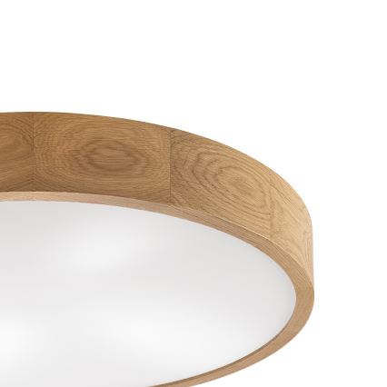 Brilagi - LED laevalgusti CARVALHO 4xE27/60W/230V tammeviimistlusega, läbimõõt 57,5 cm