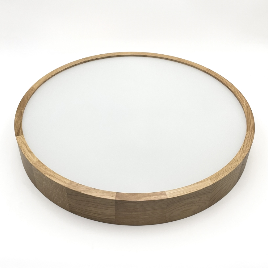 Brilagi - LED laevalgusti CARVALHO 4xE27/60W/230V tammeviimistlusega, läbimõõt 57,5 cm