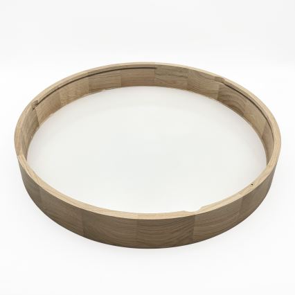 Brilagi - LED laevalgusti CARVALHO 4xE27/60W/230V tammeviimistlusega, läbimõõt 57,5 cm