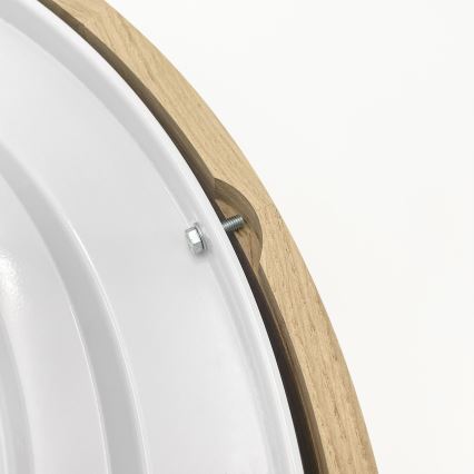 Brilagi - LED laevalgusti CARVALHO 4xE27/60W/230V tammeviimistlusega, läbimõõt 57,5 cm