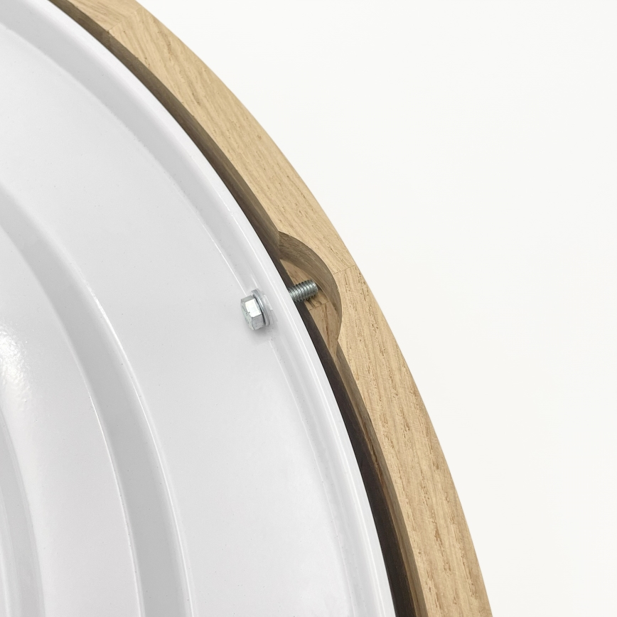 Brilagi - LED laevalgusti CARVALHO 4xE27/60W/230V tammeviimistlusega, läbimõõt 57,5 cm
