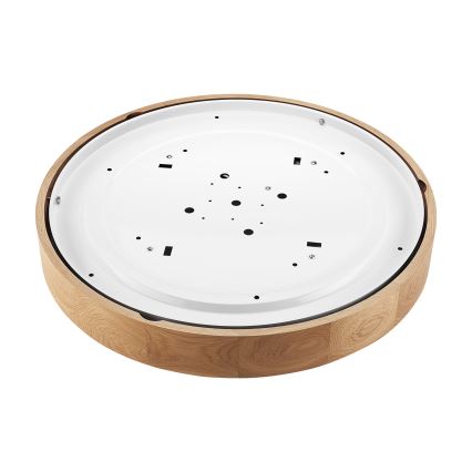 Brilagi - LED laevalgusti CARVALHO 4xE27/60W/230V tammeviimistlusega, läbimõõt 57,5 cm