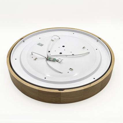 Brilagi - LED laevalgusti CARVALHO 4xE27/60W/230V tammeviimistlusega, läbimõõt 57,5 cm